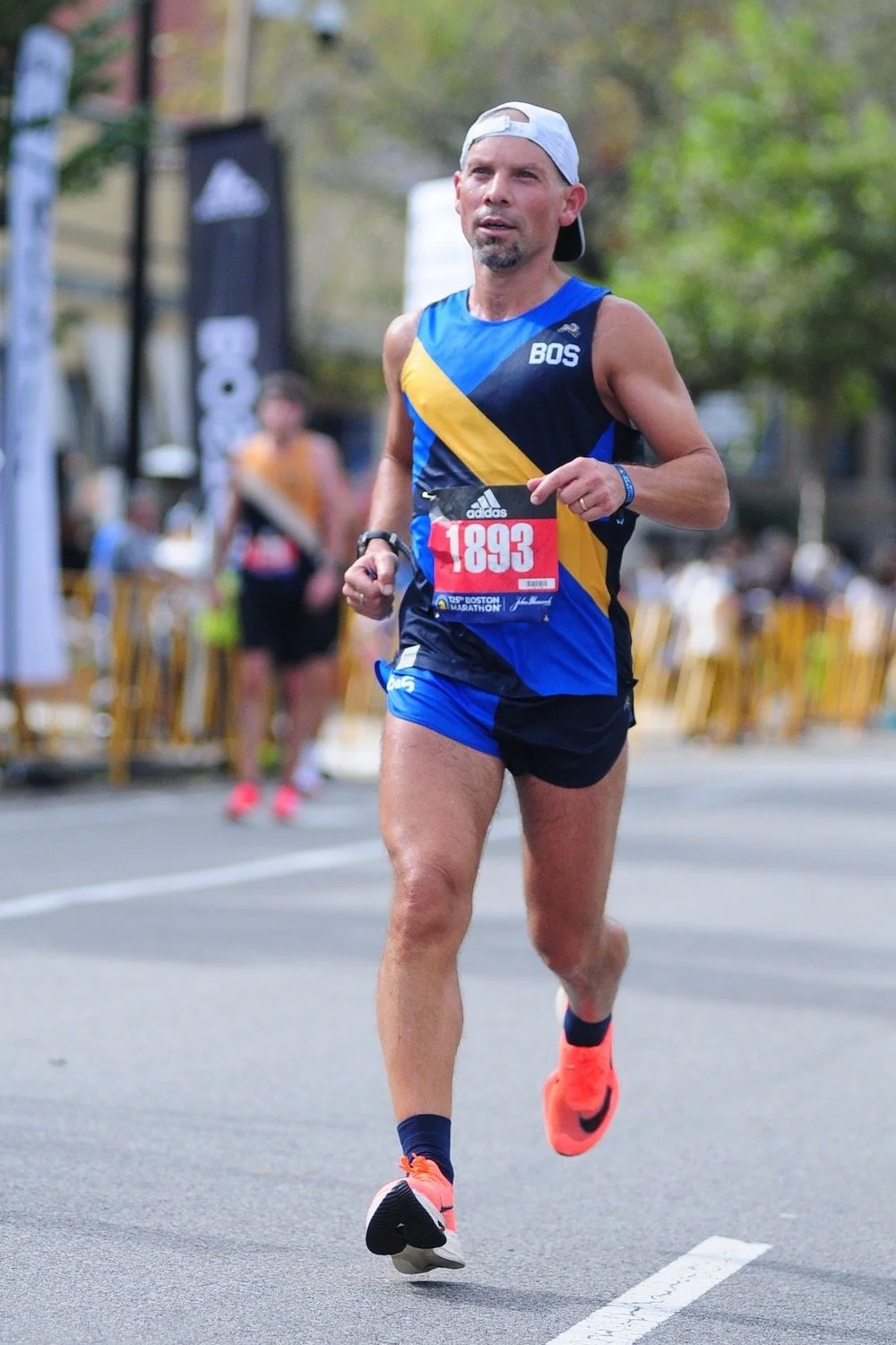 A runner in training, where daily shoes still have to do the work